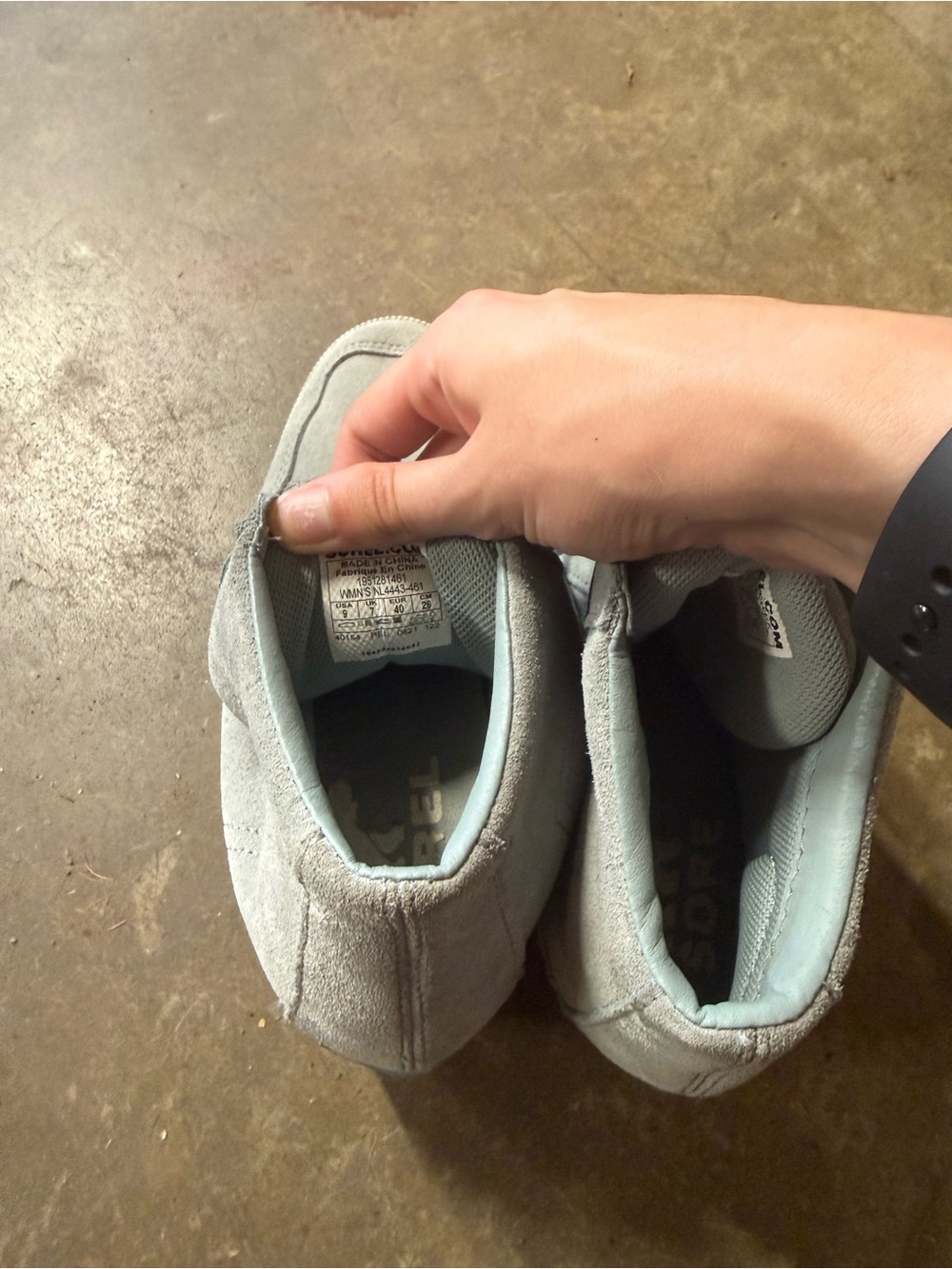 Sorel Blue Out N About Wedge Sneaker - 9 - Picture 7 of 7